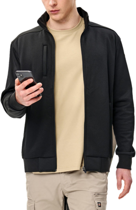 Picture of Winning Spirit Jacquard Fleece Bomber Jacket (JK57)