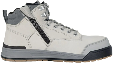 Picture of Hardyakka 3056 Lace Up & Side Zip Steel Toe Safety Boot - Grey (Y60202)