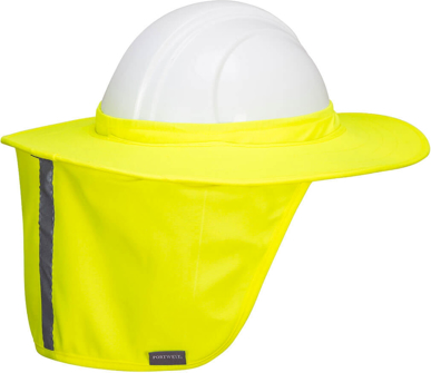 Picture of Prime Mover Hi Vis Hard Hat Brim with Neck Shade (HA21)